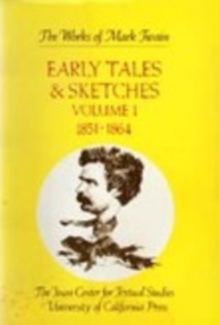 Book Cover for Early Tales & Sketches, Vol. 1 by Mark Twain