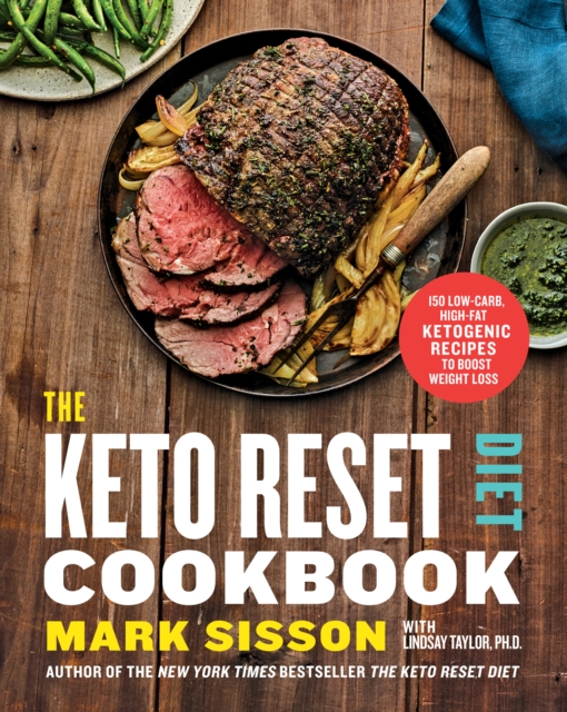 Book Cover for Keto Reset Diet Cookbook by Mark Sisson, Lindsay Taylor