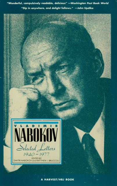 Book Cover for Selected Letters, 1940-1977 by Vladimir Nabokov