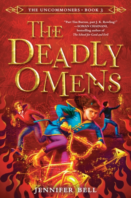 Book Cover for Uncommoners #3: The Deadly Omens by Jennifer Bell