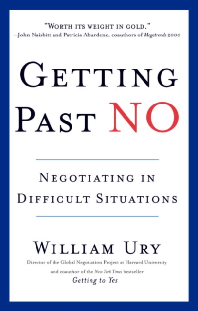 Book Cover for Getting Past No by William Ury