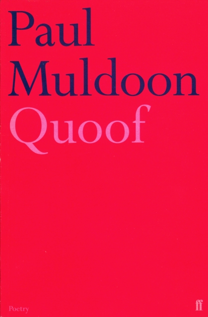 Book Cover for Quoof by Paul Muldoon