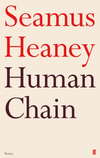 Book Cover for Human Chain by Heaney, Seamus