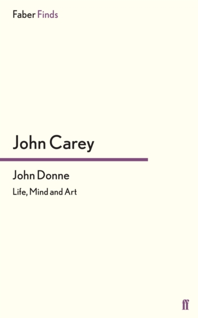 Book Cover for John Donne by Carey, John