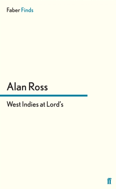 Book Cover for West Indies at Lord's by Alan Ross