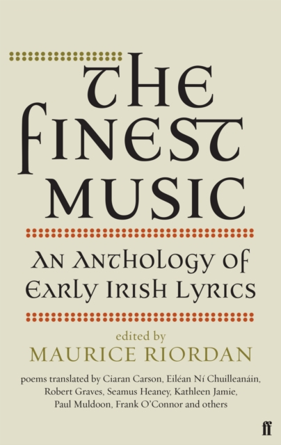 Book Cover for Finest Music by Maurice Riordan