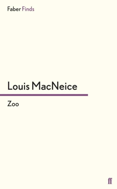 Book Cover for Zoo by Louis MacNeice