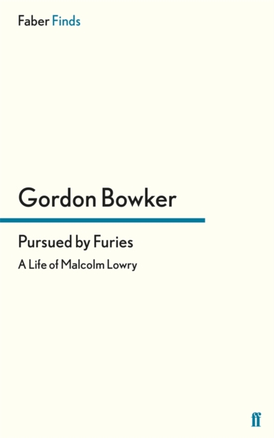 Book Cover for Pursued by Furies by Gordon Bowker