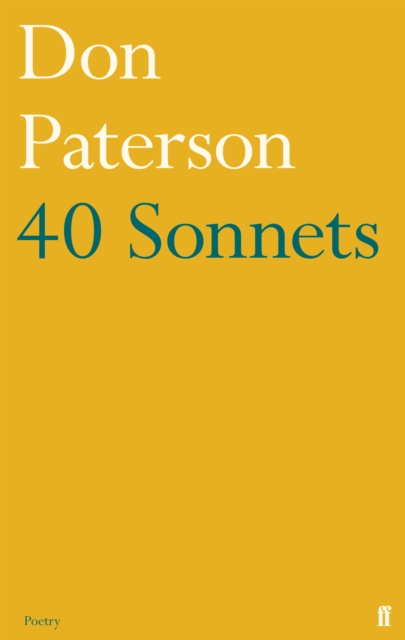 Book Cover for 40 Sonnets by Don Paterson