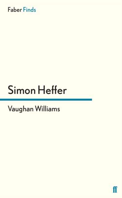 Book Cover for Vaughan Williams by Simon Heffer