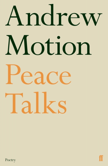 Book Cover for Peace Talks by Andrew Motion