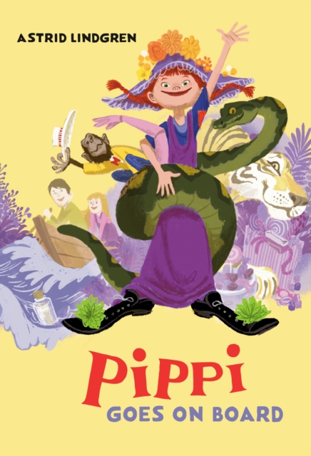 Book Cover for Pippi Goes on Board by Astrid Lindgren