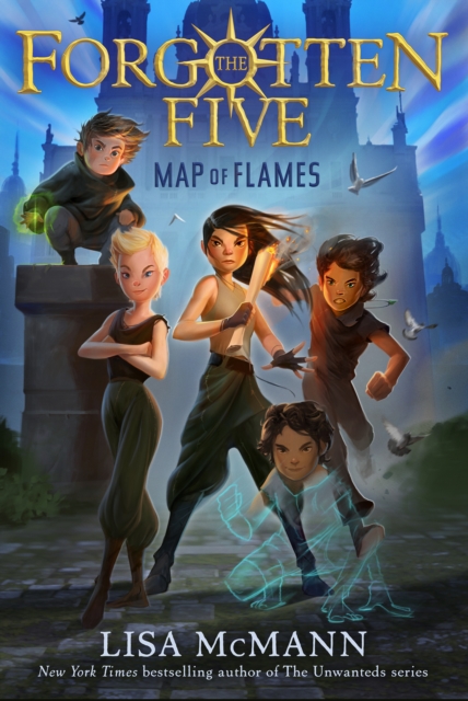 Book Cover for Map of Flames (The Forgotten Five, Book 1) by McMann, Lisa