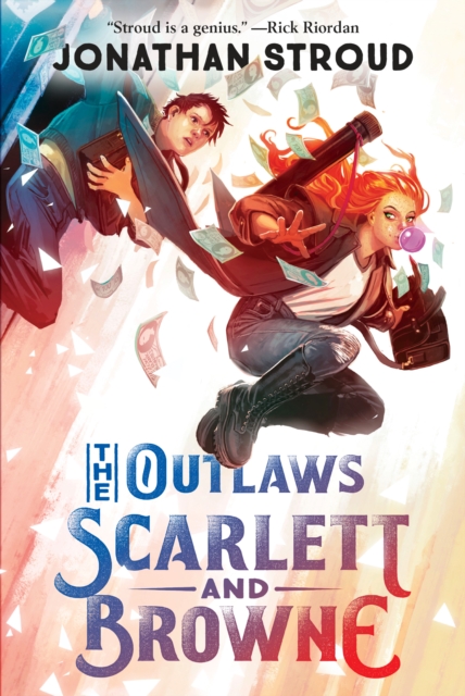 Book Cover for Outlaws Scarlett and Browne by Jonathan Stroud