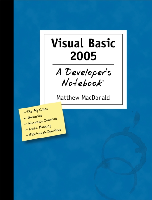 Book Cover for Visual Basic 2005: A Developer's Notebook by Matthew MacDonald