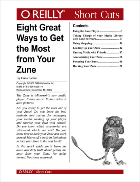 Book Cover for Eight Great Ways to Get the Most from Your Zune by Erica Sadun
