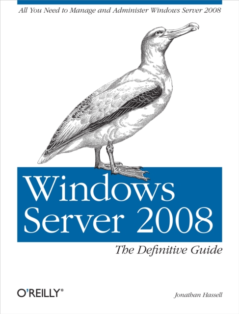 Book Cover for Windows Server 2008: The Definitive Guide by Jonathan Hassell