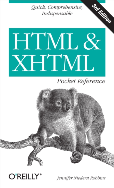 Book Cover for HTML and XHTML Pocket Reference by Jennifer Niederst Robbins