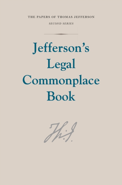 Book Cover for Jefferson's Legal Commonplace Book by Thomas Jefferson