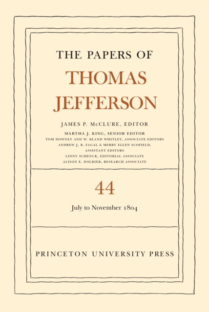 Book Cover for Papers of Thomas Jefferson, Volume 44 by Thomas Jefferson