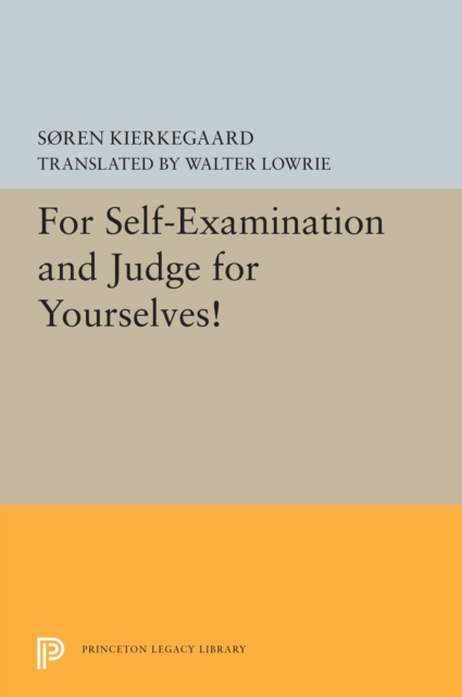 Book Cover for For Self-Examination and Judge for Yourselves! by Soren Kierkegaard