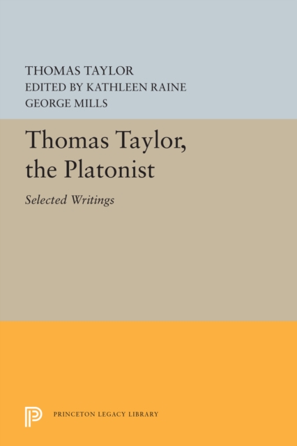 Book Cover for Thomas Taylor, the Platonist by Thomas Taylor