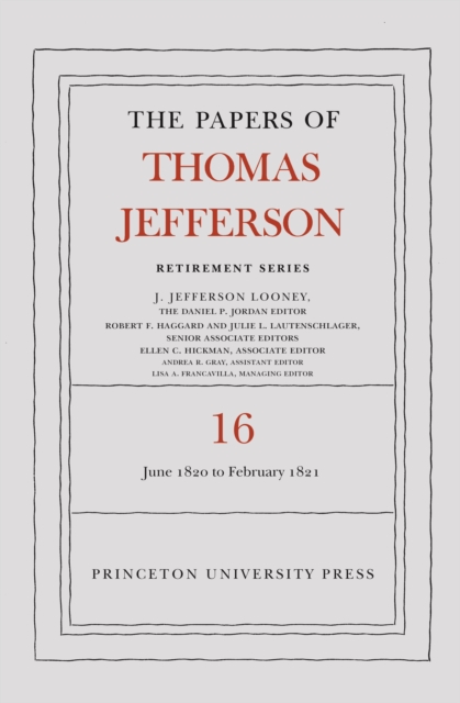 Book Cover for Papers of Thomas Jefferson: Retirement Series, Volume 16 by Thomas Jefferson