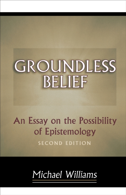 Book Cover for Groundless Belief by Michael Williams