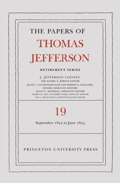 Book Cover for Papers of Thomas Jefferson, Retirement Series, Volume 19 by Thomas Jefferson