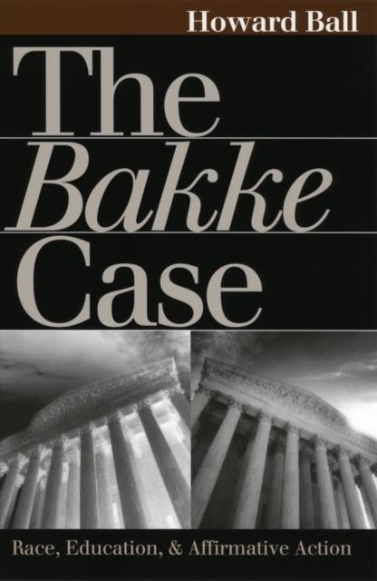 Book Cover for Bakke Case by Howard Ball