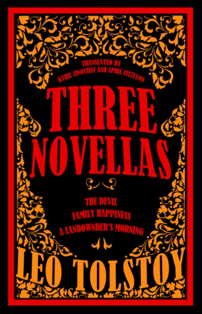 Book Cover for Three Novellas by Leo Tolstoy