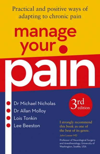 Book Cover for Manage Your Pain 3rd Edition by Michael Nicholas