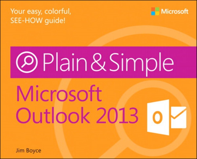 Book Cover for Microsoft Outlook 2013 Plain & Simple by Jim Boyce