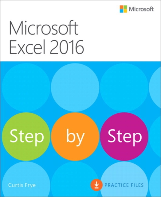 Book Cover for Microsoft Excel 2016 Step by Step by Curtis Frye