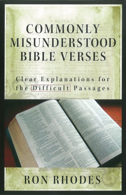 Book Cover for Commonly Misunderstood Bible Verses by Ron Rhodes