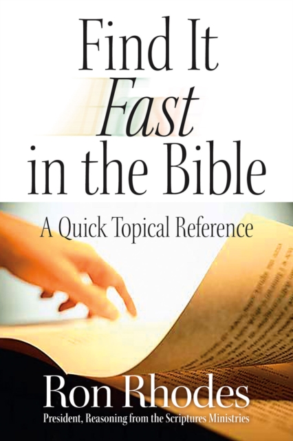 Book Cover for Find It Fast in the Bible by Ron Rhodes