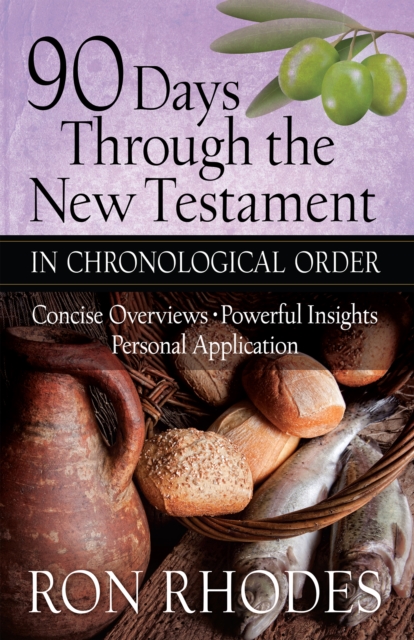 Book Cover for 90 Days Through the New Testament in Chronological Order by Ron Rhodes