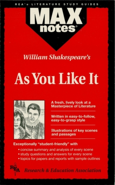 Book Cover for As You Like It (MAXNotes Literature Guides) by Michael Morrison