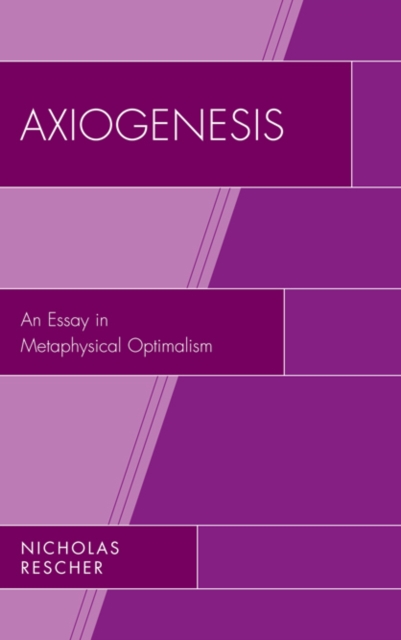 Book Cover for Axiogenesis by Nicholas Rescher