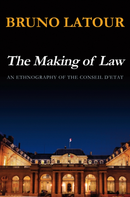 Book Cover for Making of Law by Bruno Latour