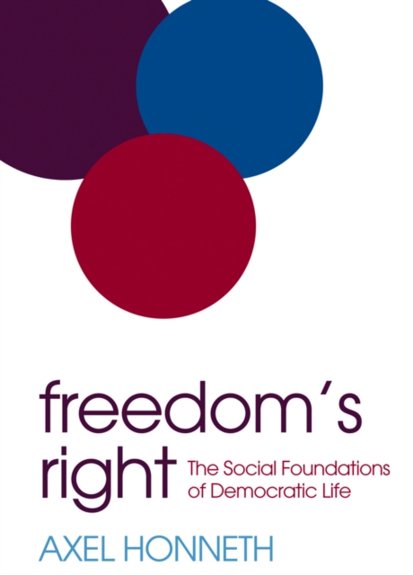 Book Cover for Freedom's Right by Axel Honneth