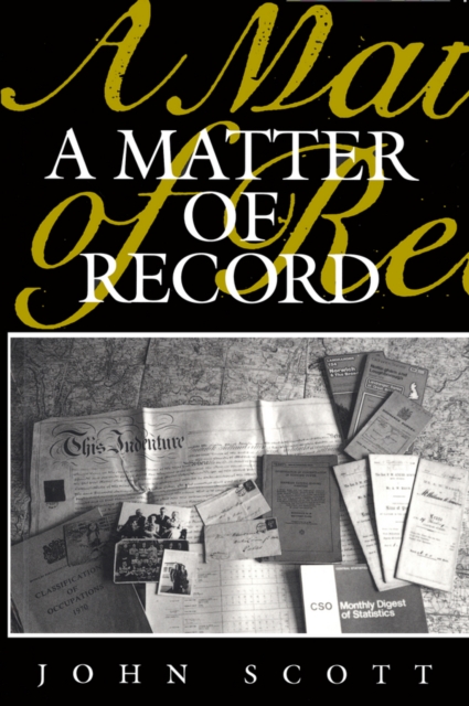 Book Cover for Matter of Record by John Scott