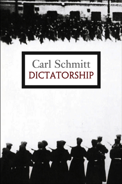 Book Cover for Dictatorship by Carl Schmitt