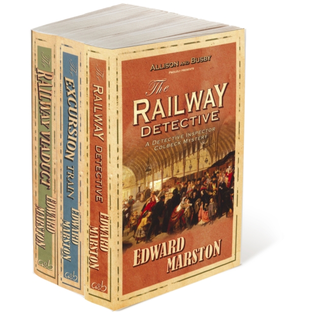 Book Cover for Railway Detective Collection by Edward Marston