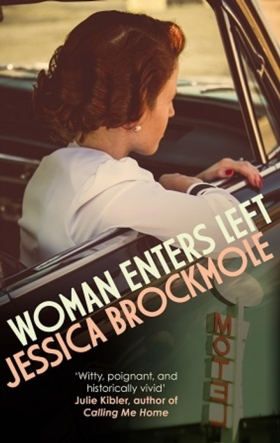 Book Cover for Woman Enters Left by Jessica Brockmole