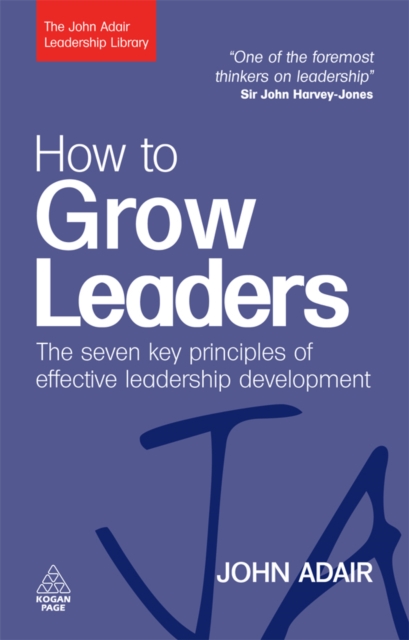 Book Cover for How to Grow Leaders by John Adair