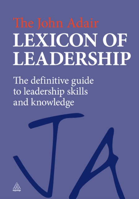 Book Cover for John Adair Lexicon of Leadership by John Adair