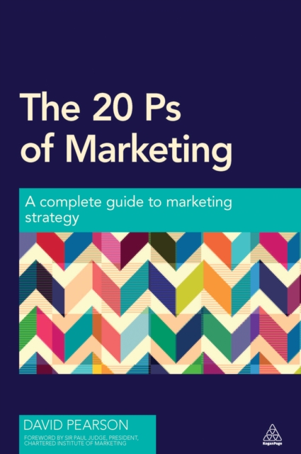 Book Cover for 20 Ps of Marketing by David Pearson