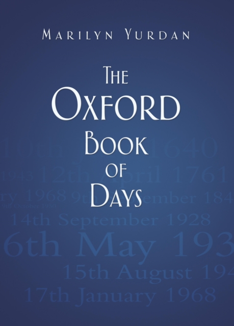 Book Cover for Oxford Book of Days by Yurdan, Marilyn