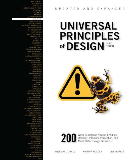 Book Cover for Universal Principles of Design, Updated and Expanded Third Edition by William Lidwell, Kritina Holden, Jill Butler